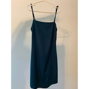 Toast to life Teal Mini Dress